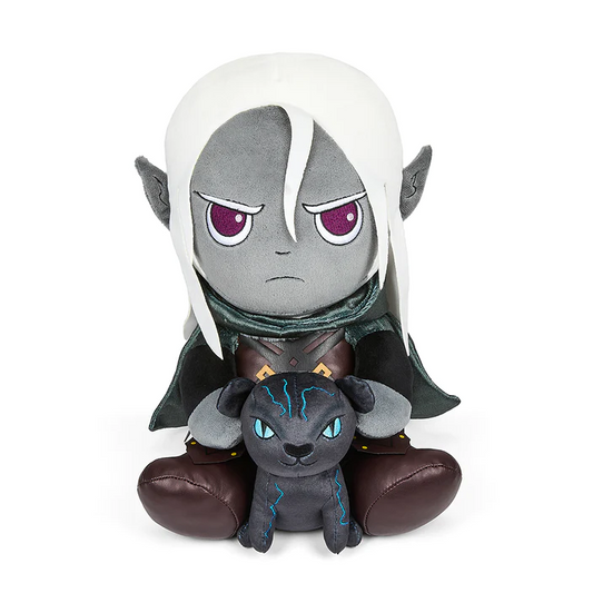 Dungeons & Dragons Drizzt and Guenhwyvar 13" Plush by Kidrobot