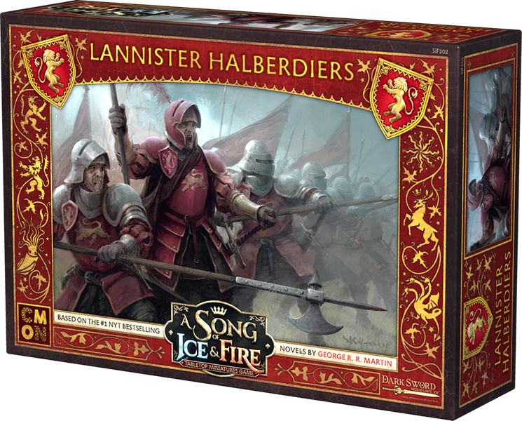 A Song of Ice and Fire Lannister Halberdiers - Ozzie Collectables
