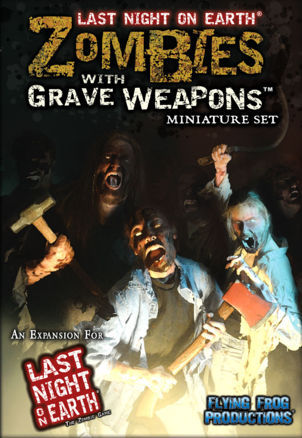 Last Night on Earth Zombies Grave Weapons Miniature Set - Ozzie Collectables