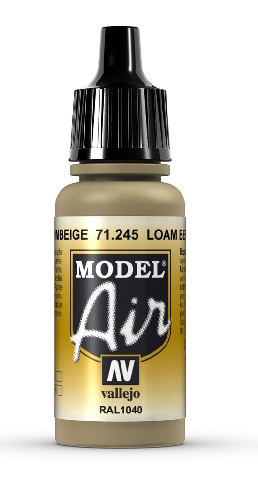 Vallejo Model Air Loam Beige 17 ml - Ozzie Collectables