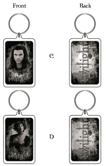 Twilight - Lucite Keychain C&D Jacob & Alice BTS - Ozzie Collectables