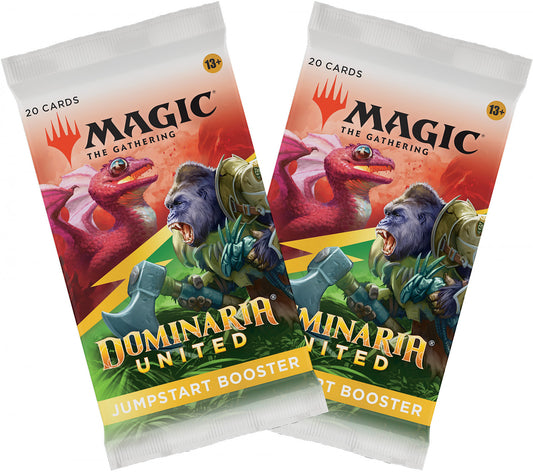 Magic the Gathering Dominaria United Jumpstart Boosters Multipack (2 Boosters Per Pack)