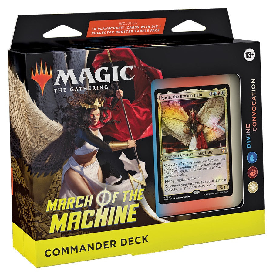 Magic the Gathering March of the Machine Commander Deck BLUE/RED/WHITE Divine Convocation (SD4)