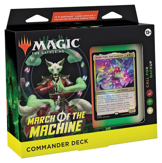 Magic the Gathering March of the Machine Commander Deck RED/GREEN/WHITE Call for Backup (SD3)