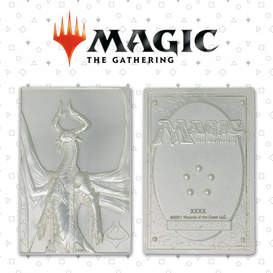 Magic the Gathering Limited Edition Silver Plated Nicol Bolas Metal Collectible