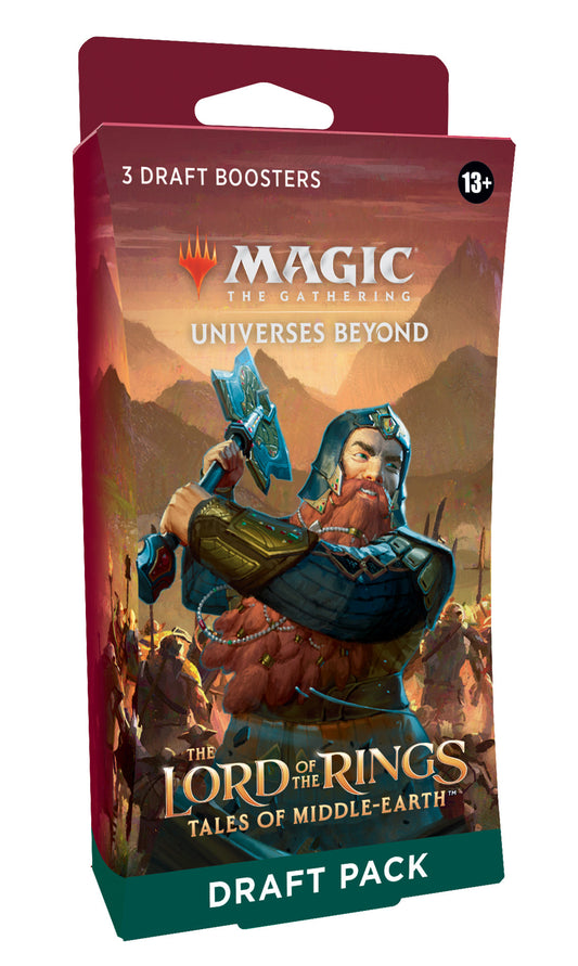 Magic the Gathering The Lord of the Rings Tales of Middle Earth Draft Boosters Multipack (3 Boosters Per Pack)