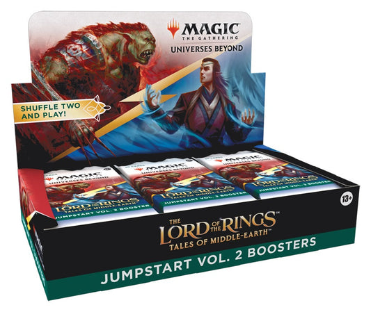 Magic the Gathering the Lord of the Rings Tales of Middle Earth Holiday Release Jumpstart Boosters Volume 2 (18 Boosters Per Display)