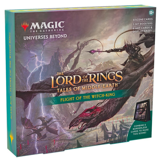 Magic the Gathering the Lord of the Rings Tales of Middle Earth Holiday Release Scene Box Flight of the Witch King