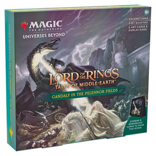 Magic the Gathering the Lord of the Rings Tales of Middle Earth Holiday Release Scene Box Gandalf in the Pelennor Fields