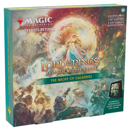 Magic the Gathering the Lord of the Rings Tales of Middle Earth Holiday Release Scene Box The Might of Galadriel