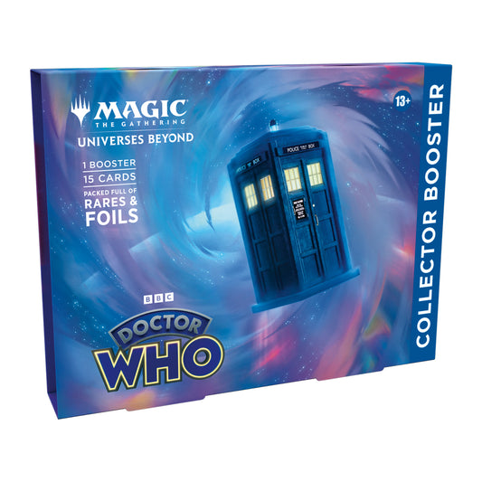 Magic the Gathering Universes Beyond Doctor Who Collector Booster Omega (1 Booster Per Pack)