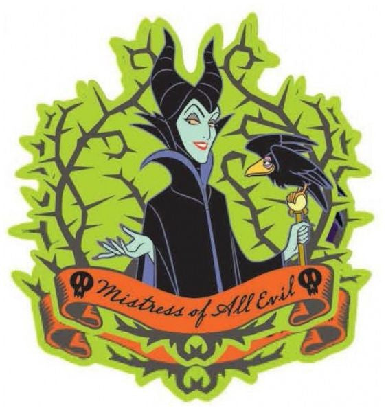 Magnet Soft Touch Maleficent with Crow
