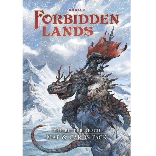 Forbidden Lands RPG - The Bitter Reach Maps and Card Pack