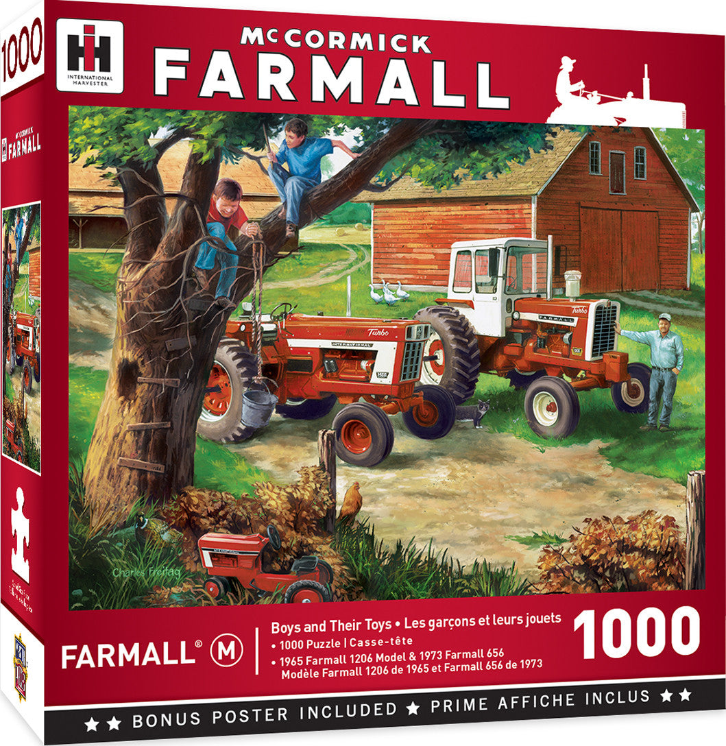 Masterpieces Puzzle Farmall Boys and Their Toys Puzzle 1,000 pieces