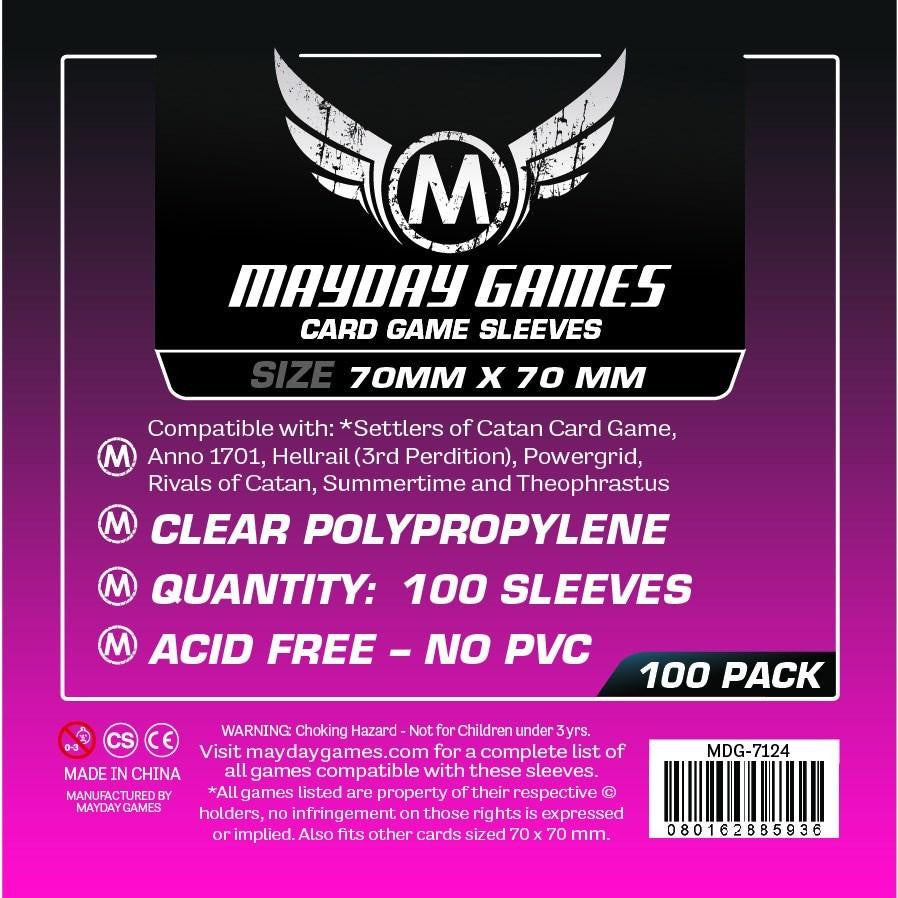 Mayday -  Small Square Card Sleeves (Pack of 100) - 70 MM X 70 MM