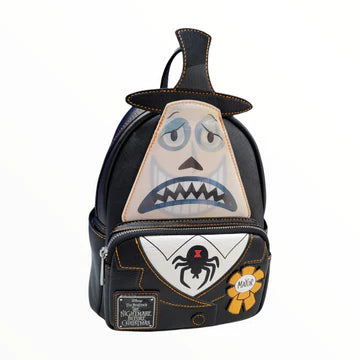 Loungefly Disney Nightmare Before Christmas Mayor Faces Lenticular Mini Backpack