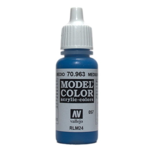 Vallejo Model Colour Medium Blue 17 ml - Ozzie Collectables