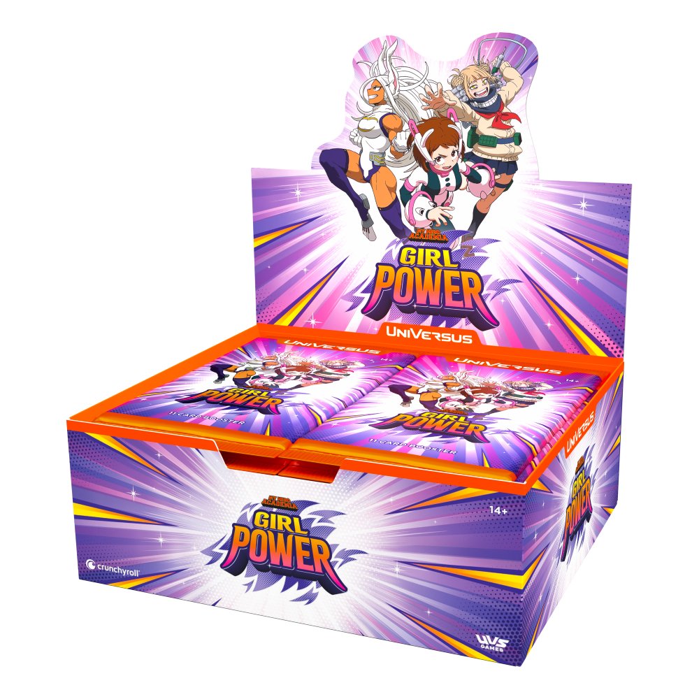 Universus My Hero Academia: Girl Power Booster Display