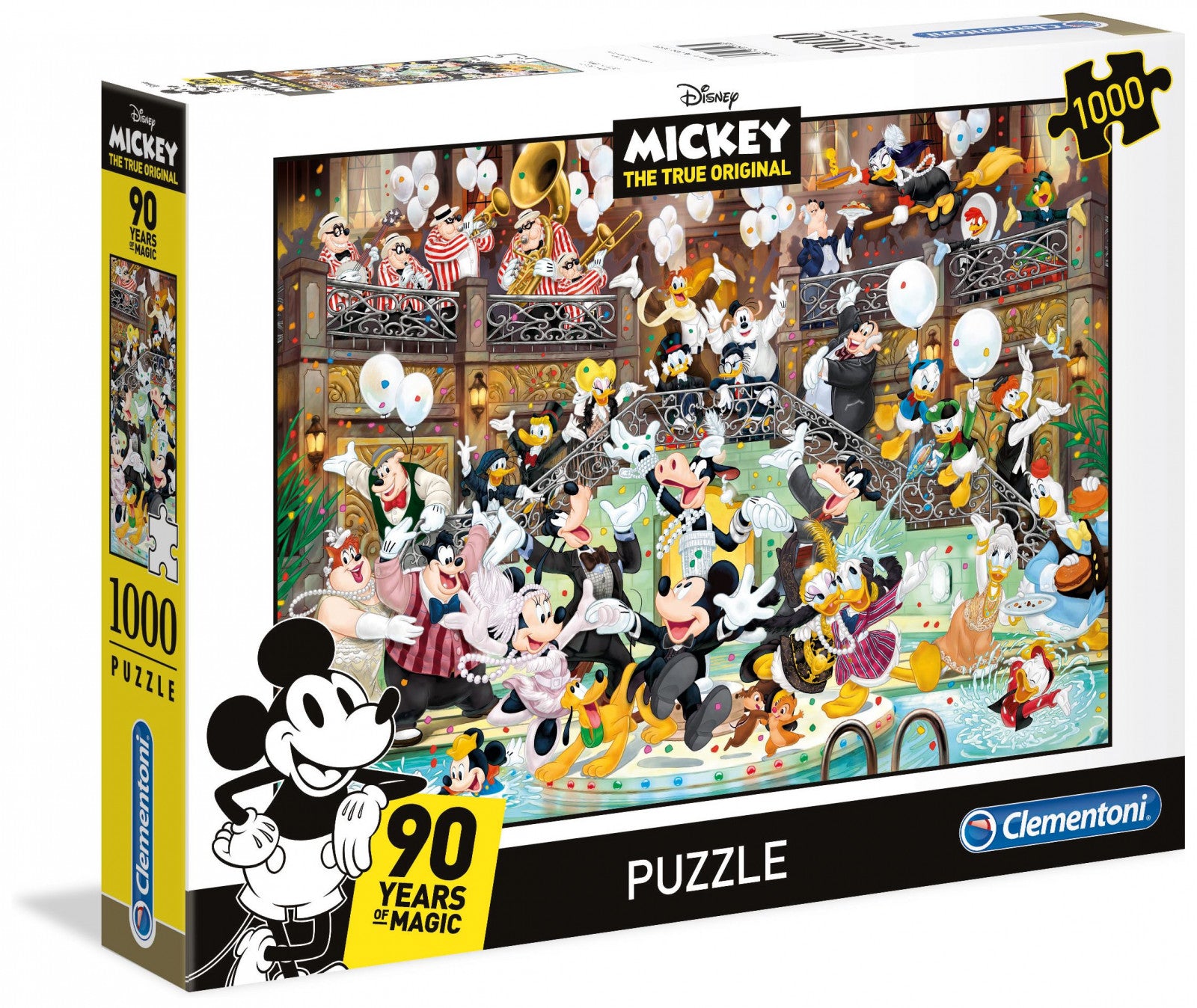 Clementoni Puzzle Disney Mickey Mouse 90 Years of Magic Puzzle 1,000 pieces