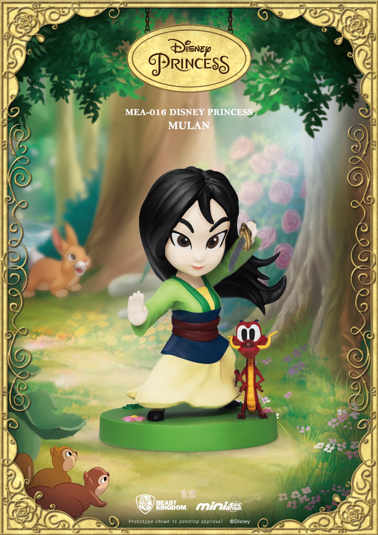 Beast Kingdom Mini Egg Attack Disney Princess Mulan