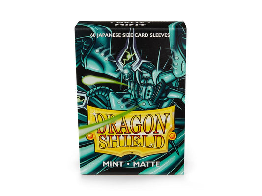 Sleeves - Dragon Shield Japanese- Box 60 - Mint MATTE - Ozzie Collectables