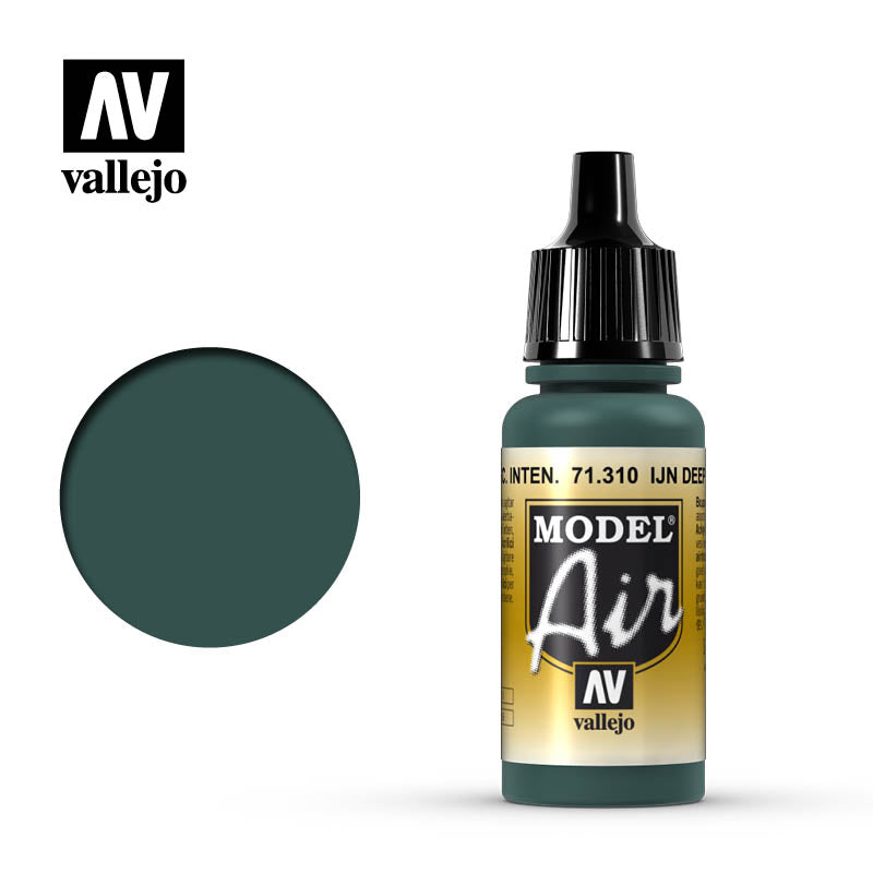 Vallejo Model Air IJN Deep Dark Green 17 ml