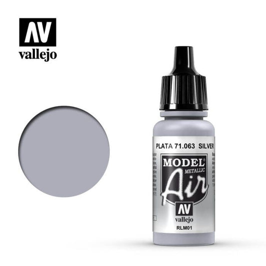 Vallejo Model Air - Silver RLM 01 17 ml