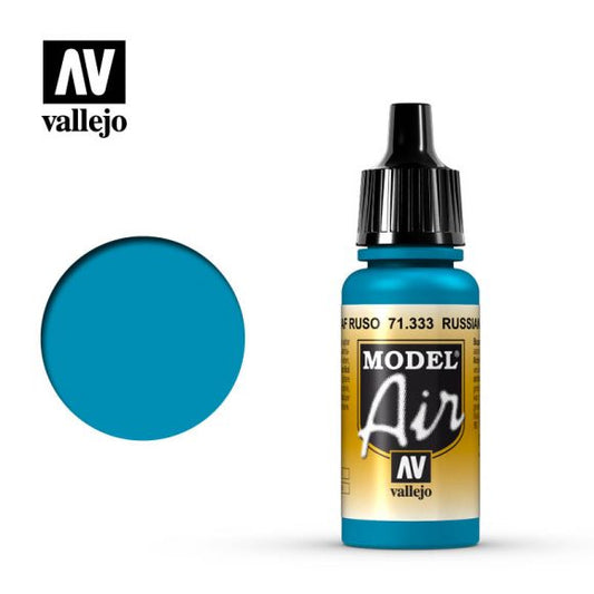 Vallejo Model Air Russian AF Blue 17ml Acrylic Paint - Ozzie Collectables