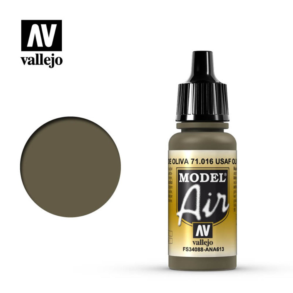 Vallejo Model Air USAF Olive Drab 17 ml