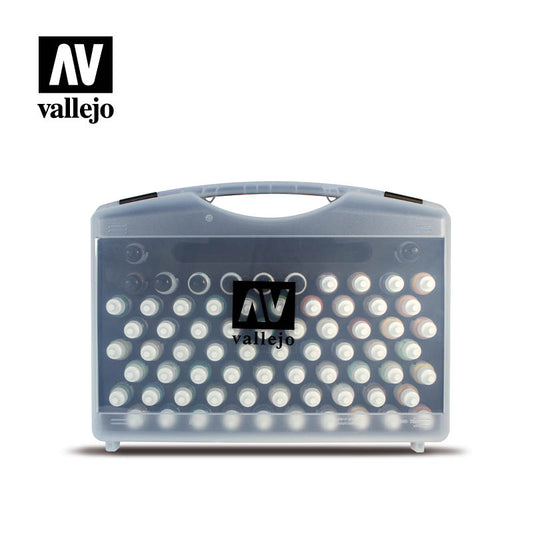 Vallejo Model Colour Plastic Case 72 Combinations + Brushes - Ozzie Collectables