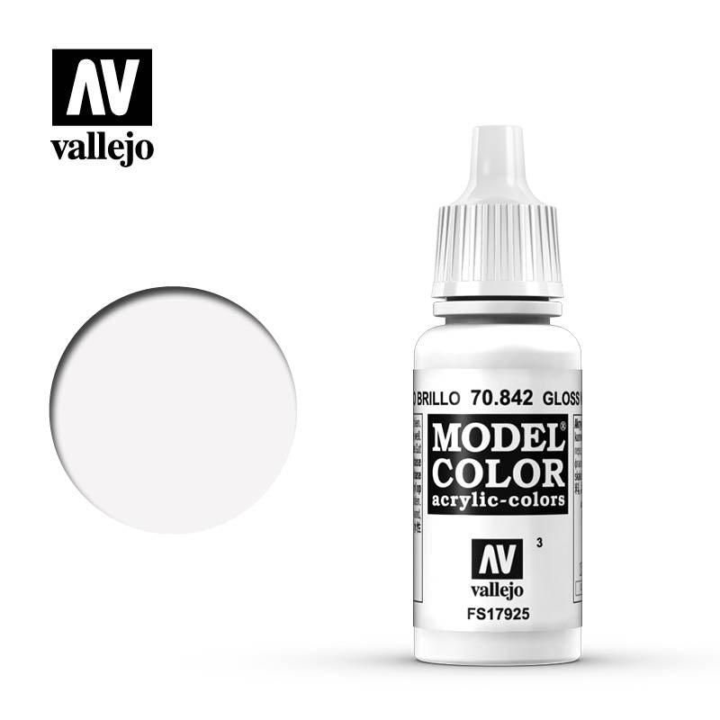 Vallejo Model Colour Gloss White 17 ml