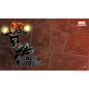 Marvel Champions LCG Black Widow Game Mat - Ozzie Collectables