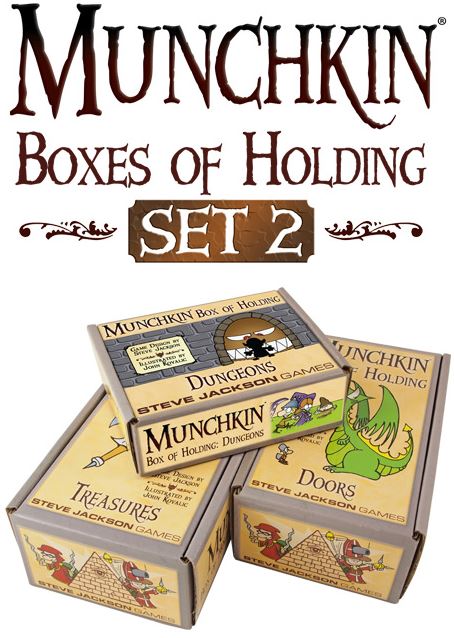 Munchkin Boxes of Holding Set 2 Doors and Treasures - Ozzie Collectables