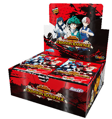 My Hero Academia CCG Booster Display Wave 2 Crimson Rampage (24 boosters)