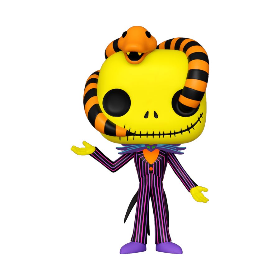 The Nightmare Before Christmas - Jack with Snake Black Light US Exclusive Pop! Vinyl