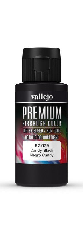 Vallejo Premium Colour Candy Black 60 ml - Ozzie Collectables