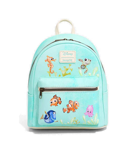 Loungefly Disney Pixar Finding Nemo Watercolor Character Mini Backpack