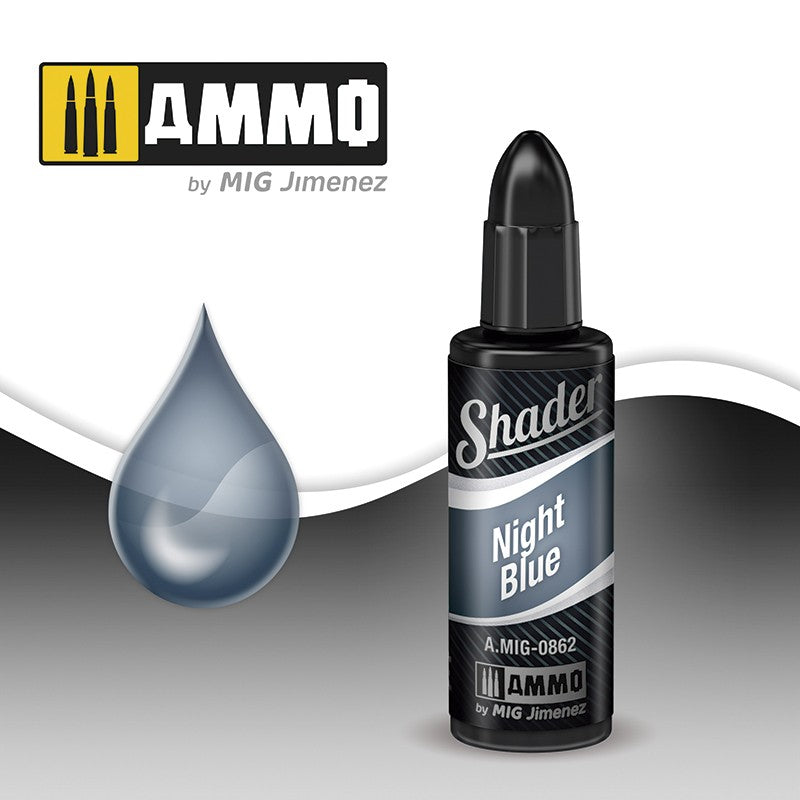 Ammo by MIG Shader Night Blue 10ml