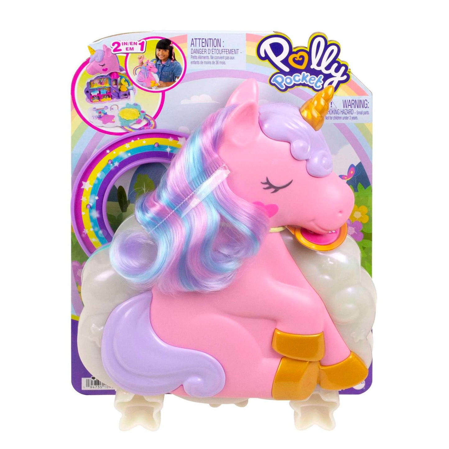 Polly Pocket - Rainbow Unicorn Salon