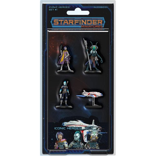 Starfinder Pre Painted Miniatures Iconic Heroes Set 1 - Ozzie Collectables