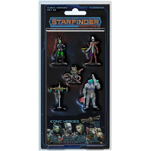 Starfinder Pre Painted Miniatures Iconic Heroes Set 2 - Ozzie Collectables