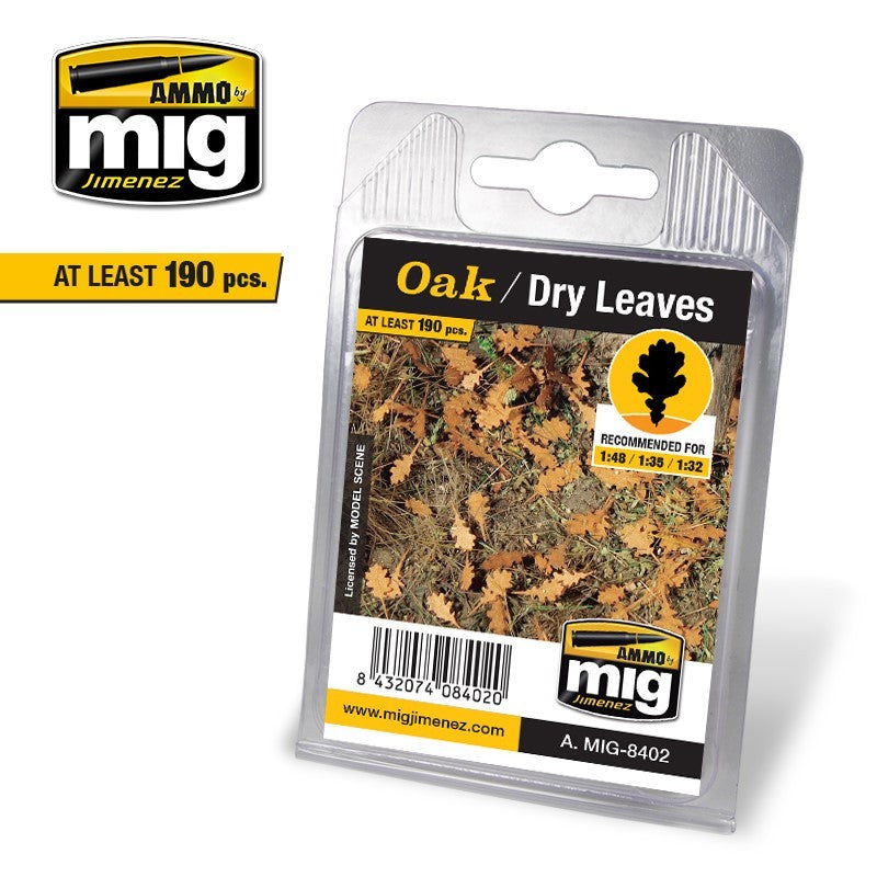 Ammo by MIG Dioramas - Leaves - Oak - Dry Leaves