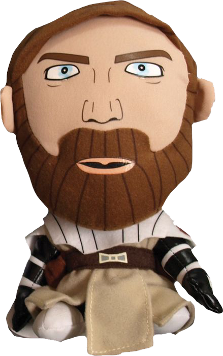 Star Wars: The Clone Wars - Obi-Wan Kenobi Deformed Plush - Ozzie Collectables