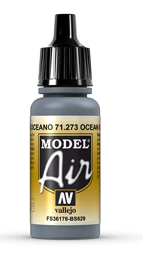 Vallejo Model Air Ocean Gray 17 ml - Ozzie Collectables