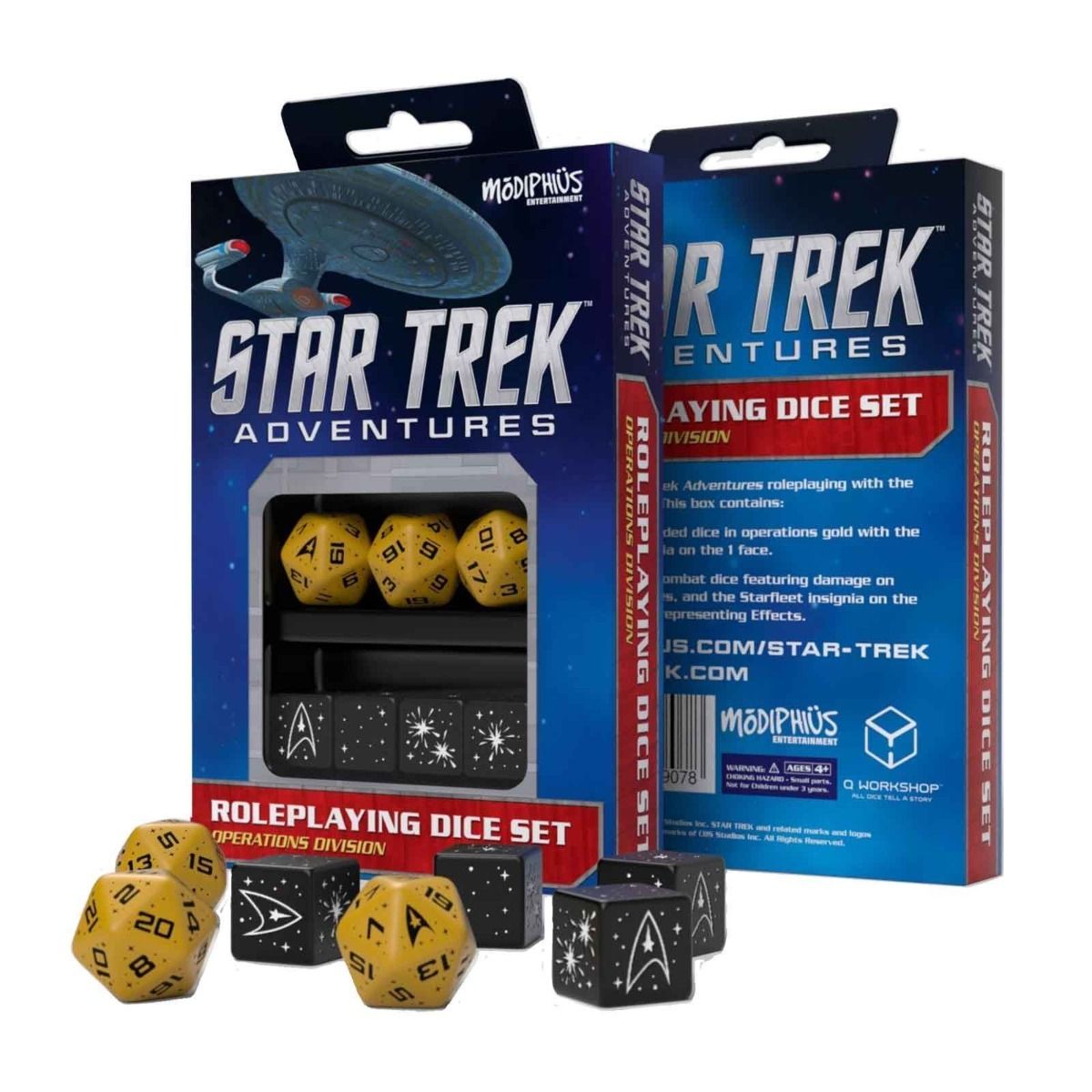 Star Trek Adventures Operations Division Dice Set Revised