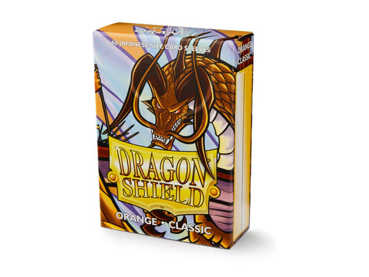Sleeves - Dragon Shield Japanese- Box 60 - Classic Orange - Ozzie Collectables