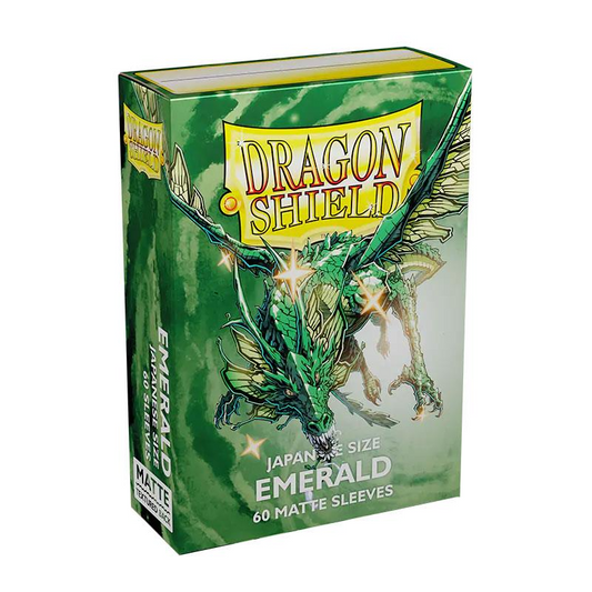 Sleeves - Dragon Shield Japanese - Box 60 - Emerald Matte
