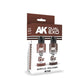 AK Interactive - Oxide Red & Propeller Fire Dual Exo Set
