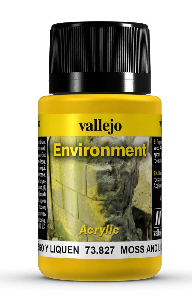 Vallejo Weathering Effects Moss and Lichen Effect 40 ml - Ozzie Collectables