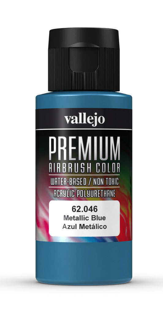 Vallejo Premium Colour Metallic Blue 60 ml - Ozzie Collectables